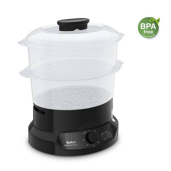 Hrniec parný Tefal VC139810 Minicompact čierny

