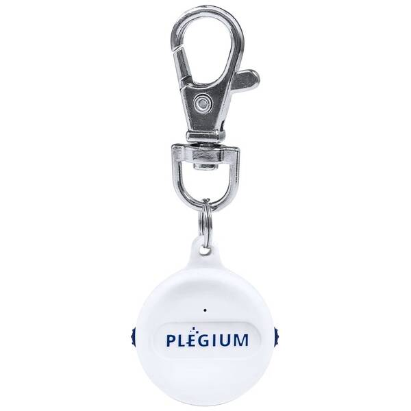Chytrý osobný alarm Plegium Smart Emergency Button biely

