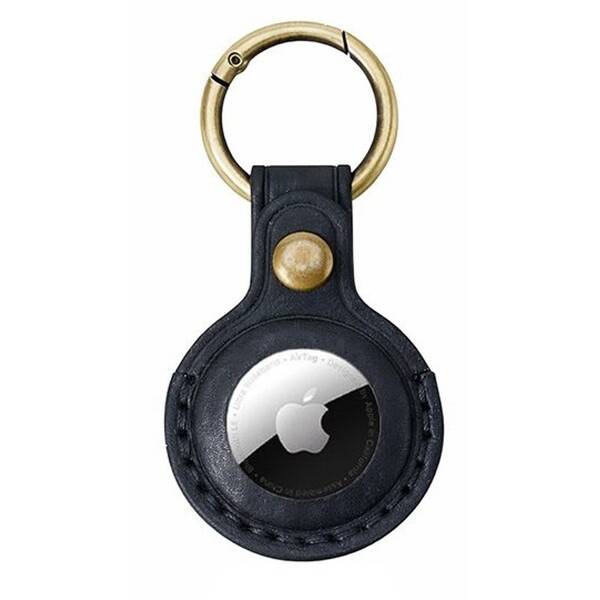 Kľúčenka Mobile Origin AirTag Leather Keychain A6 čierny

