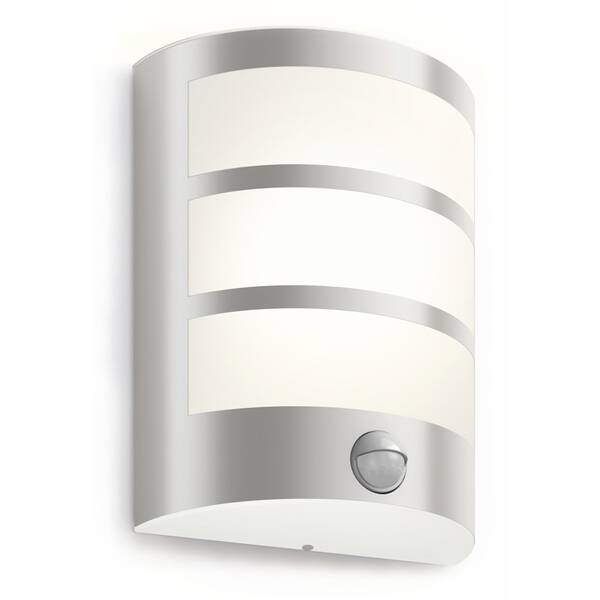 Nástenné svietidlo Philips Python, 2700 K nerez

