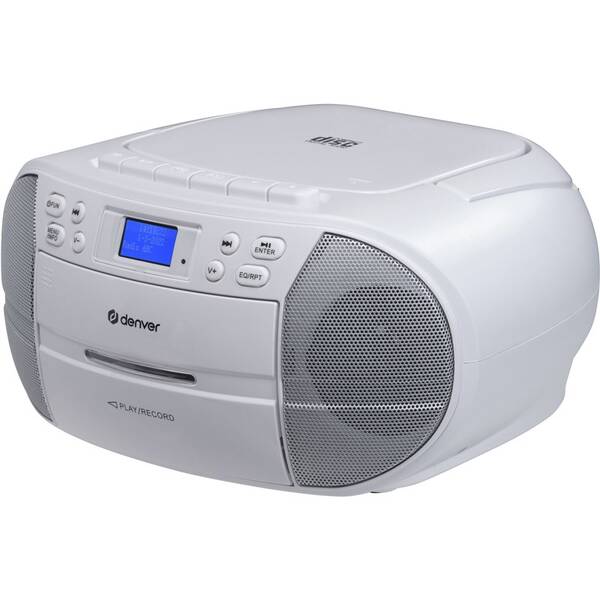 Rádiomagnetofón s DAB+/CD Denver TDC-280 biely

