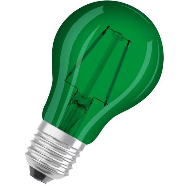 LED žiarovka Osram A15 2,5W GRN E27 

