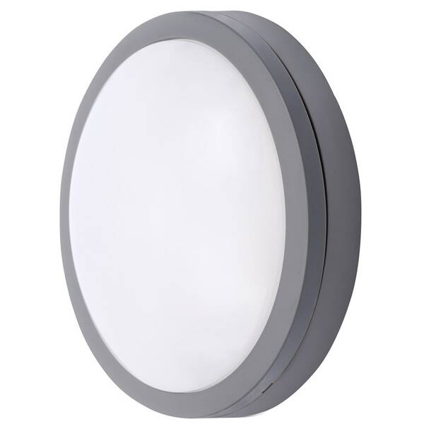 LED stropné svietidlo Solight Siena, 20W, 1500lm, 4000K, IP54, 23cm sivé

