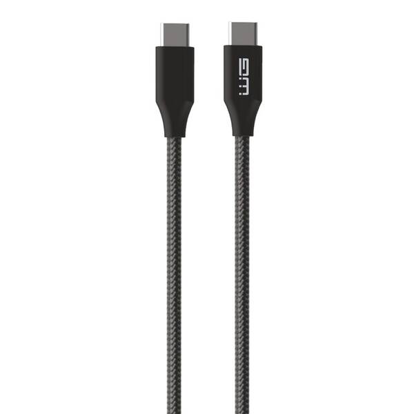 Kábel WG USB-C/USB-C, 140W, 1,5m čierny

