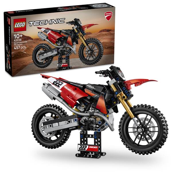 Stavebnica LEGO® Technic 42238 Motorka Ducati Desmo450 MX Factory 


