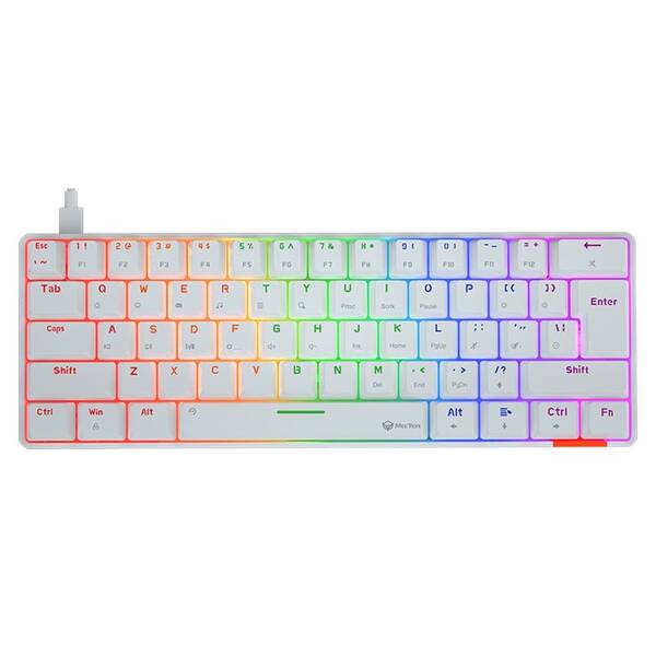 Klávesnica Meetion HESTIA, US layout biela

