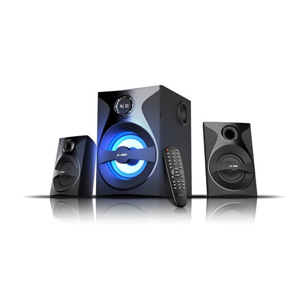 Reproduktory Fenda F&D F380X 2.1, bluetooth, rádio, USB, SD, diaľkové ovládanie čierne

