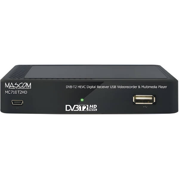 Set-top box Mascom MC710T2 HD čierny

