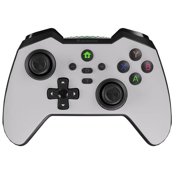 Gamepad Genesis MANGAN 400 pre PC, Switch, Mobil biely

