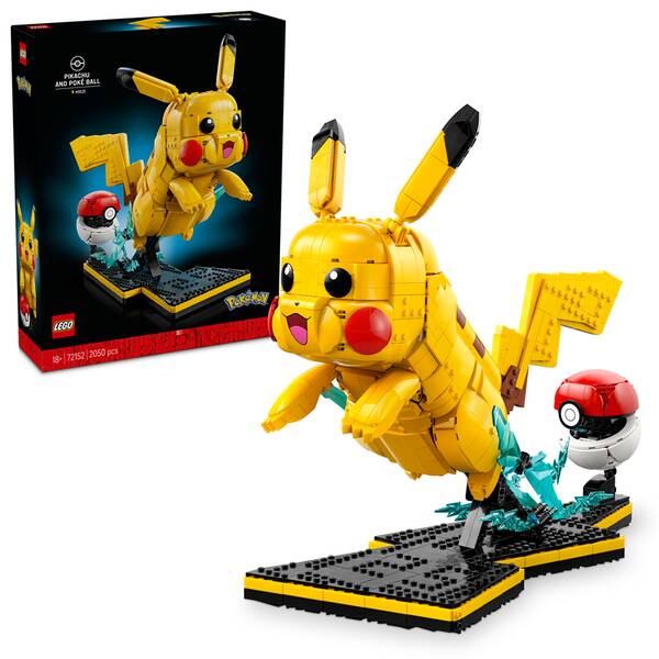 Stavebnica LEGO® Pokémon™ 72152 Pikachu a Pokébal 

