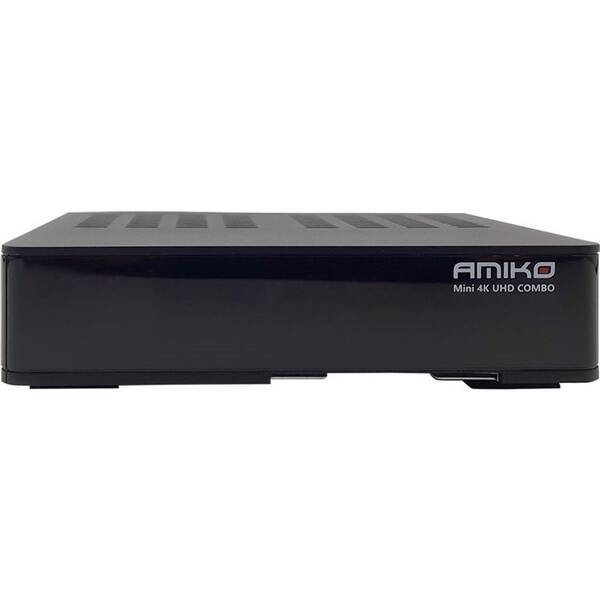 Satelitný prijímač Amiko MINI 4K UHD COMBO (DVB-T2) čierny

