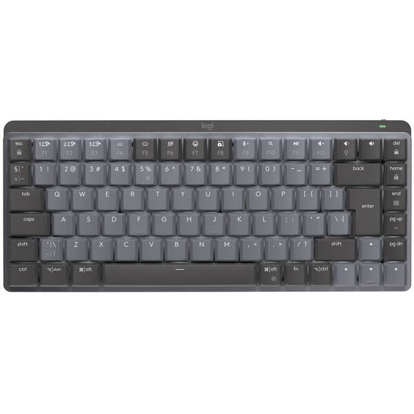 Klávesnica Logitech MX Mechanical Mini, Tactile, US - graphite 

