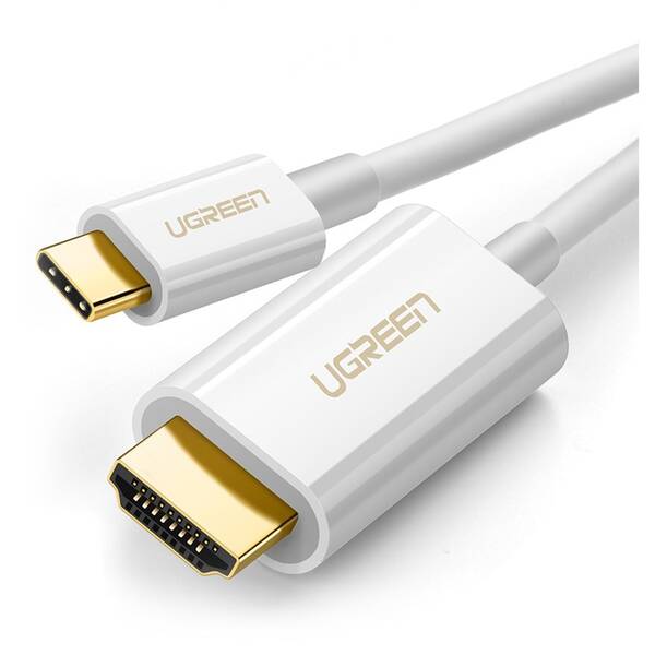 Kábel UGREEN USB-C/HDMI, 1,5m biely

