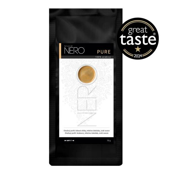 Káva zrnková Nero Pure 70 g 

