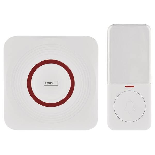 Zvonček bezdrôtový EMOS GoSmart P5735WS biely

