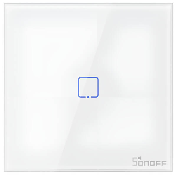 Vypínač Sonoff wireless 433MHz smart wall switch T2EU1C-RF (1-channel) 

