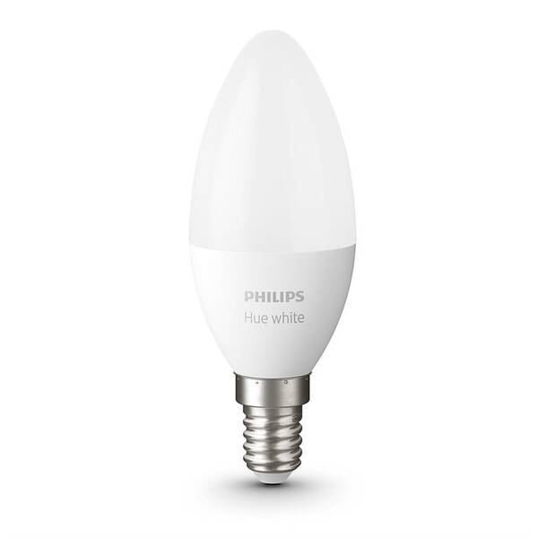 Inteligentná žiarovka Philips Bluetooth 5,5W, E14, White 


