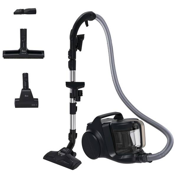 Podlahový vysávač Hoover HP410P 011 čierny/béžový

