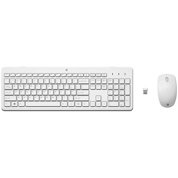 Klávesnica s myšou HP 230, CZ/SK biela

