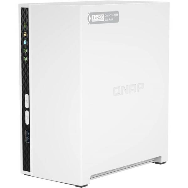Sieťové úložisko QNAP TS-233 biele

