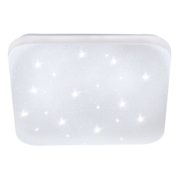 LED stropné svietidlo Eglo Frania-S, štvorec, 43 cm biele

