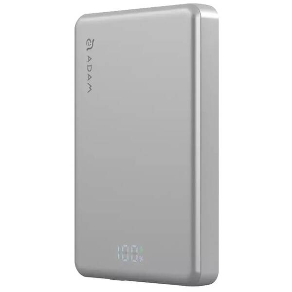 Powerbank ADAM Elements VIONTA L10 Ultra Slim 10000 mAh strieborná

