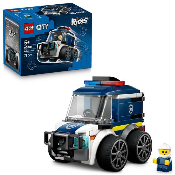 Stavebnica LEGO® City 60481 Autíčka – Policajná dodávka 

