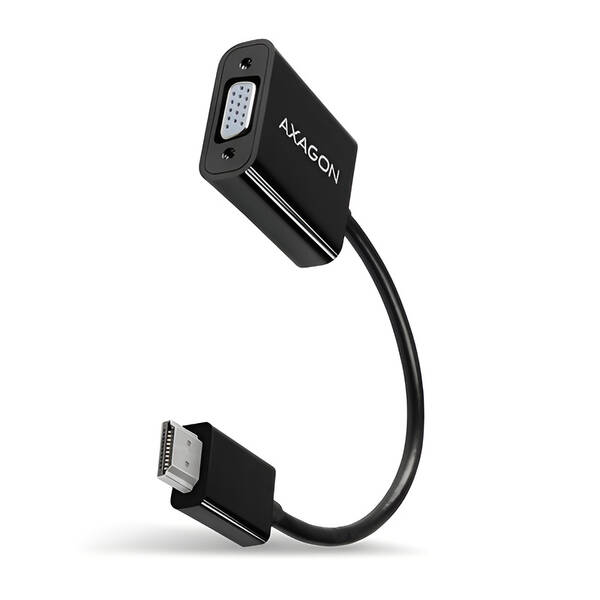 Redukcia Axagon HDMI/VGA čierna

