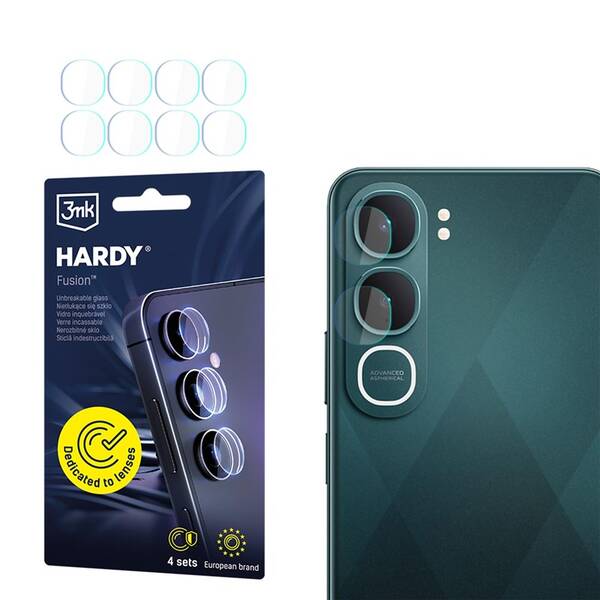 Hybridné ochranné sklo 3mk HARDY Fusion Lens Protection na Vivo Y21d priehľadné

