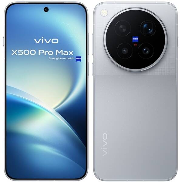 Mobilný telefón vivo X500 Pro Max 5G 12 GB / 256 GB sivý

