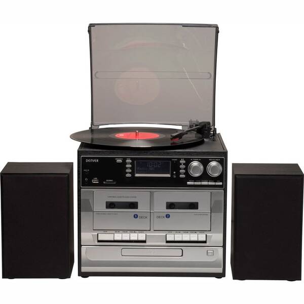 Mikro HiFi systém Denver MRD-166 čierny/strieborný

