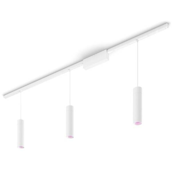 Závesné svietidlo Philips White and Color Ambiance Perifo (3 závesné svietidlá) biele

