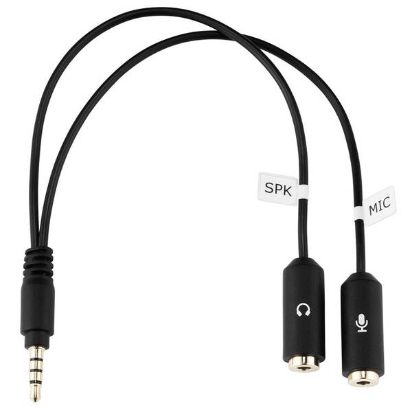 Kábel JOBY Wavo 3.5mm Cable Splitter čierny

