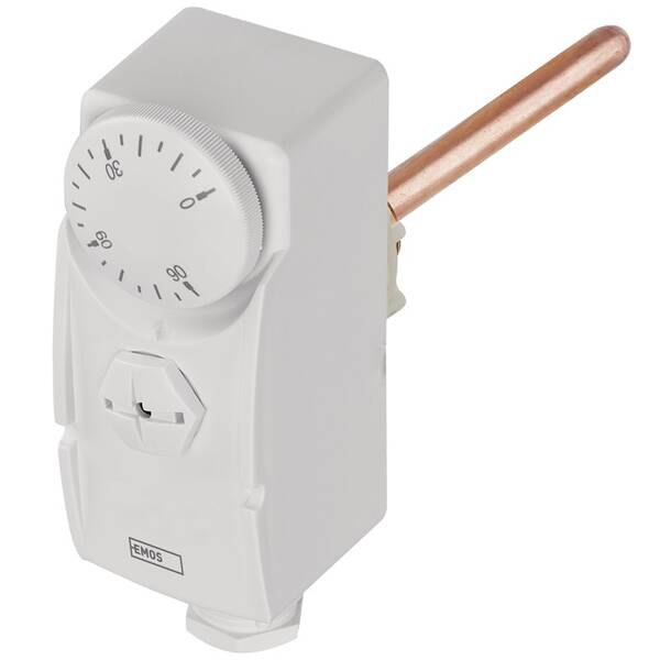 Termostat EMOS príložný, manuálny, jímkový, P5685 

