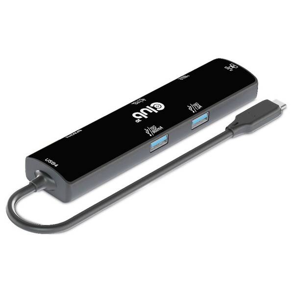 USB Hub Club3D USB-C/1x HDMI, 2x USB-A, 1x RJ45, 2x USB-C, 1x Data, 1x PD3.0 100 W 

