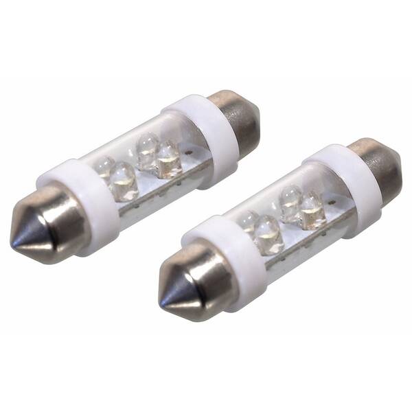 Autožiarovka Compass 33725 4LED 12V  suf. SV8.5  (2 ks) biela

