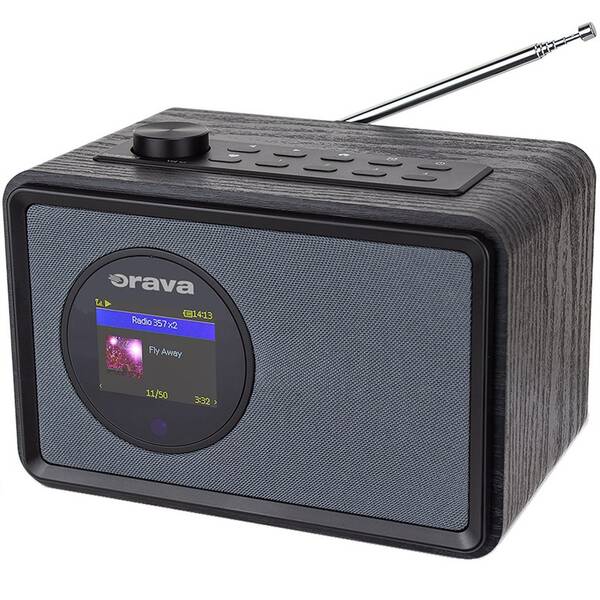 Internetový rádioprijímač s DAB+ Orava RR-30i čierny

