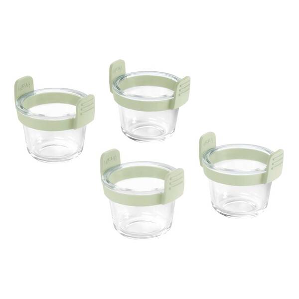 Sklenená nádoba Lékué mini - Transparent (4 ks) 

