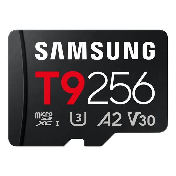 Pamäťová karta Samsung T9 MicroSDXC 256GB UHS-I U3 (200R/130W) čierna

