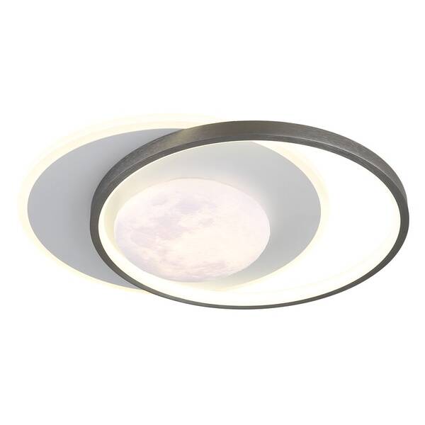 LED stropné svietidlo GLOBO MOON čierne

