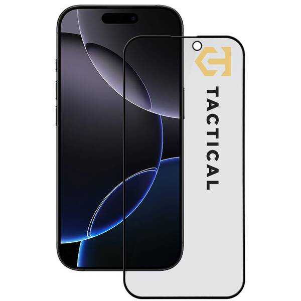Tvrdené sklo Tactical Glass Shield Privacy Stealth 5D na Apple iPhone 16 Pro/17 čierne

