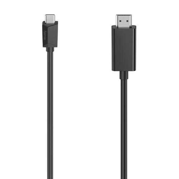 Kábel Hama USB-C/HDMI, UHD/4K, 1,5 m čierny

