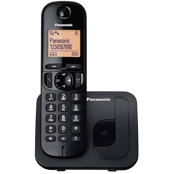 Domáci telefón Panasonic KX-TGC210FXB čierny

