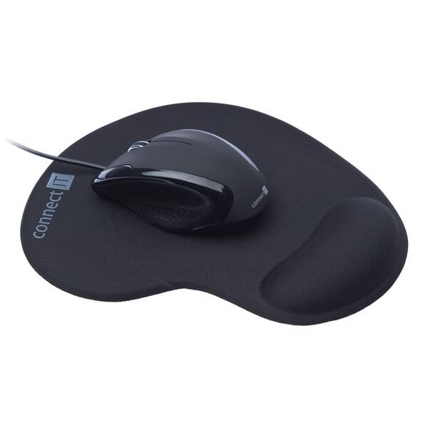 Myš Connect IT CI-77 + podložka čierna

