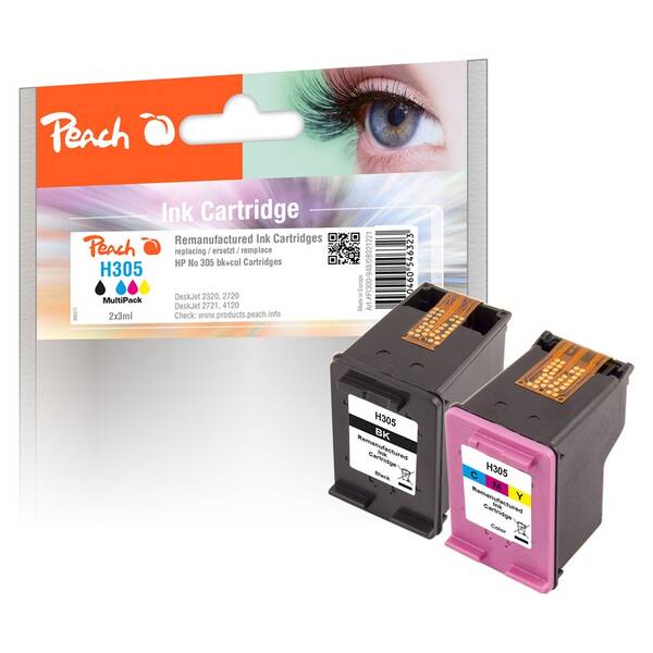 Cartridge Peach HP 305, MultiPack, 120/100 strán- CMYK 

