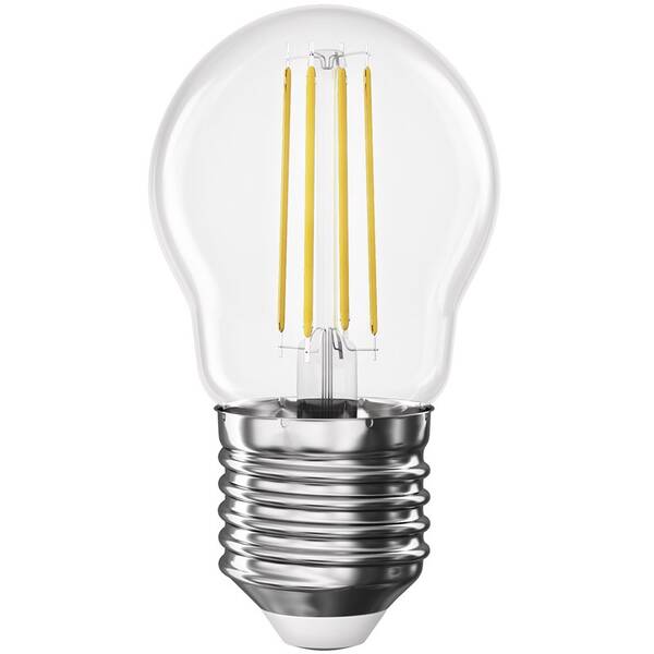 LED žiarovka EMOS Filament Mini Globe, 3,4 W, E27, teplá biela 

