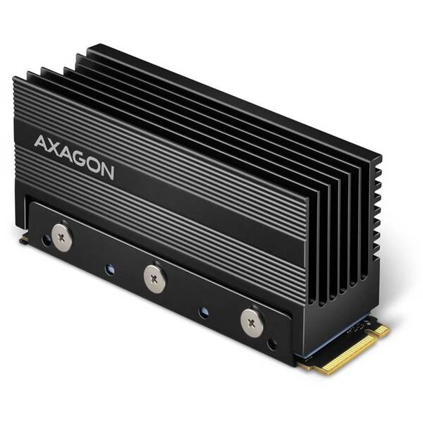 Chladič Axagon CLR-M2XL, M.2 SSD 2280, 36 mm čierny

