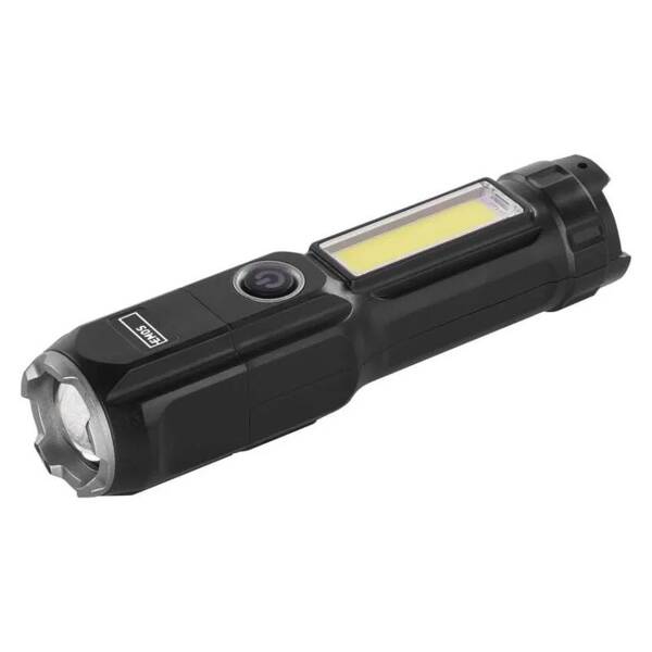 Lampáš EMOS LED NABÍJAČKA, 150 lm, 1 200 mAh čierna

