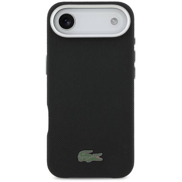 Kryt na mobil Lacoste Iconic Petit Pique Metal Logo MagSafe na Apple iPhone Air čierny

