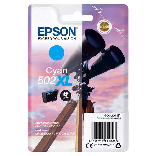 Cartridge Epson 502XL, 470 strán 

